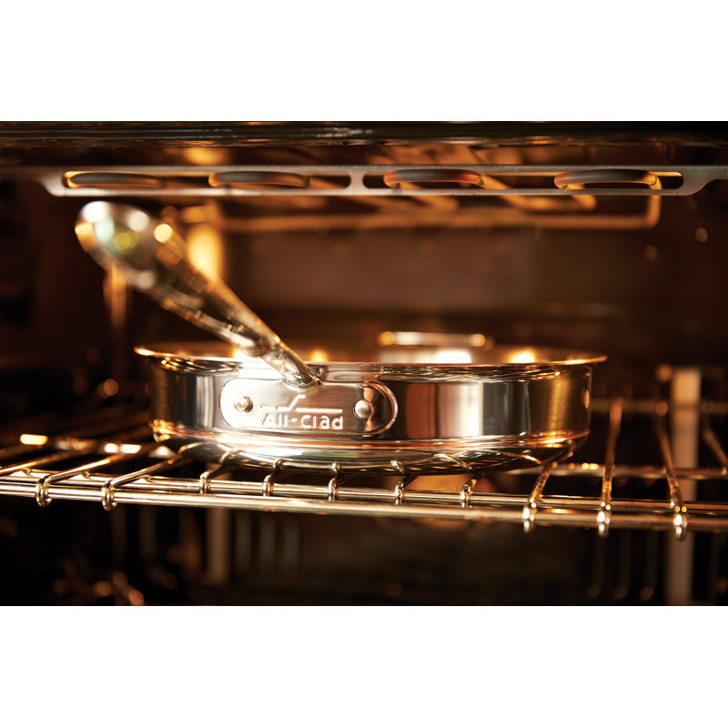 AllClad Copper Core® 14 Piece Stainless Steel Non Stick Cookware Set & Reviews Wayfair